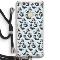 Zeemeermin: Huawei Ascend P10 Lite Transparant Hoesje met koord