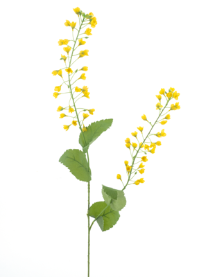 Mini flower branch yellow 108 cm kunstbloem - Nova nature