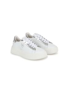 Karl Lagerfeld Kids baskets CLC en cuir - Blanc