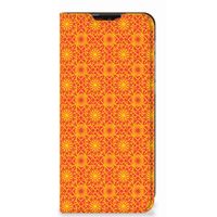 Motorola Moto E7 Power | E7i Power Hoesje met Magneet Batik Oranje