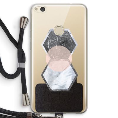 Creatieve toets: Huawei Ascend P8 Lite (2017) Transparant Hoesje met koord