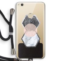 Creatieve toets: Huawei Ascend P8 Lite (2017) Transparant Hoesje met koord