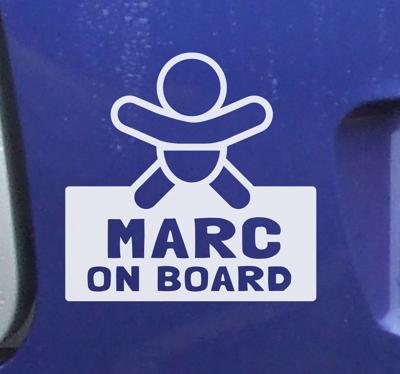 Sticker naam voertuig gepersonaliseerd