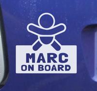 Sticker naam voertuig gepersonaliseerd