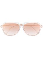 Michael Kors lunettes de soleil Breckenridge à monture pilote - Blanc