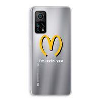 I'm lovin' you: Xiaomi Mi 10T 5G Transparant Hoesje