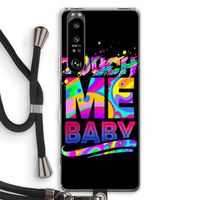 Touch Me: Sony Xperia 1 III Transparant Hoesje met koord