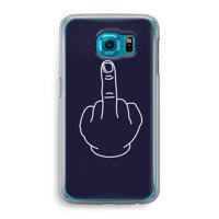 F**k U: Samsung Galaxy S6 Transparant Hoesje