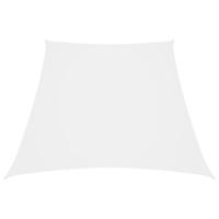 VidaXL Zonnezeil trapezium 2/4x3 m oxford stof wit