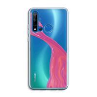 Paarse stroom: Huawei P20 Lite (2019) Transparant Hoesje