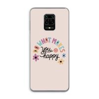 Happy days: Xiaomi Redmi Note 9 Pro Transparant Hoesje