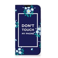 Apple iPhone 14 Plus Design Case Flowers Blue DTMP - thumbnail