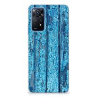 Xiaomi Redmi Note 11 Pro 5G Bumper Hoesje Wood Blue