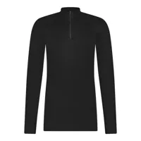 Thermo heren shirt lange mouw - Col met rits - Warm ondershirt met hoge hals