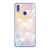 White butterfly: Honor Note 10 Transparant Hoesje