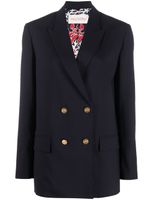 Valentino Garavani blazer à boutonnière croisée - Bleu