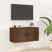 Tv-wandmeubel 80x34,5x40 cm bruineikenkleurig