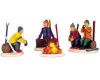 Skiers' camp fire - Lemax