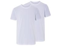 LIVERGY 2 heren T-shirts (Wit, S)
