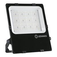 Ledvance LED Breedstraler Performance Zwart 150W 19800lm 45x140D - 840  | IP66 - Asymmetrisch - thumbnail