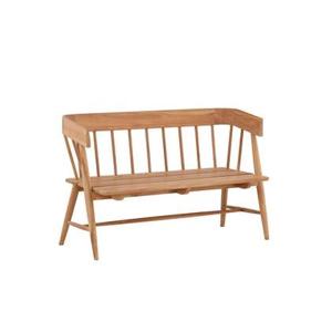 Rebellenclub Reed Tuinbankje - 122 x 58cm - Naturel Hout