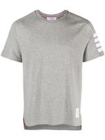 Thom Browne 4-Bar short-sleeve T-shirt - Gris - thumbnail