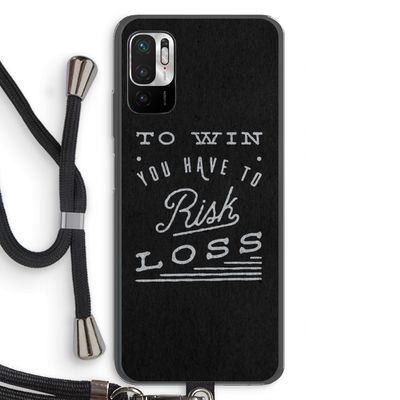 Risk loss: Xiaomi Redmi Note 10 5G Transparant Hoesje met koord