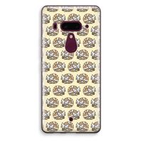 Slapende poes: HTC U12+ Transparant Hoesje
