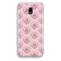 Chicks before dicks: Samsung Galaxy J3 (2017) Transparant Hoesje