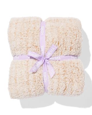 051 Plaid 130x150cm Teddy Bruin (nude)