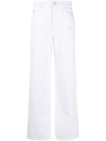 MARANT ÉTOILE jean droit Valeria à taille mi-haute - Blanc