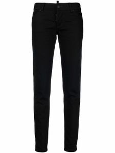 DSQUARED2 jean skinny à logo imprimé - Noir