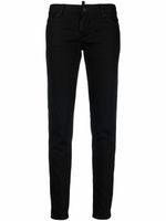 DSQUARED2 jean skinny à logo imprimé - Noir