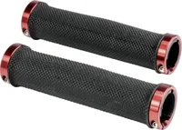 Ergotec handvatset bilbao 135/135mm zwart/rood