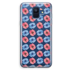 Klaproosjes: Samsung Galaxy A6 (2018) Transparant Hoesje
