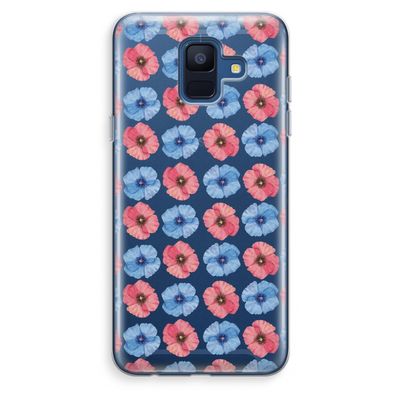 Klaproosjes: Samsung Galaxy A6 (2018) Transparant Hoesje