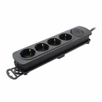 4-voudige Stekkerdoos met Schakelaar TM Electron 3680 W
