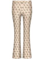 Giambattista Valli pantalon court à fleurs en jacquard - Tons neutres