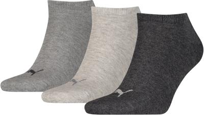 Puma Sneakersokken 3-Pack Antraciet Melange-35/38