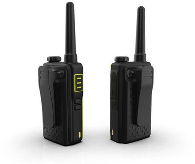 Kenwood UBZ-LJ9SET twee-weg radio Zwart, Geel