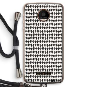 Crazy shapes: Motorola Moto Z Force Transparant Hoesje met koord