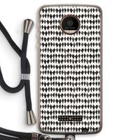 Crazy shapes: Motorola Moto Z Force Transparant Hoesje met koord