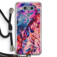 Pink Orchard: LG G6 Transparant Hoesje met koord