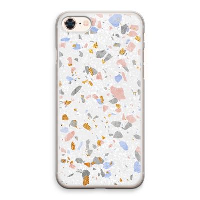 Terrazzo N°8: iPhone 8 Transparant Hoesje