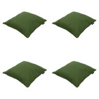 Sierkussen 50x50 Mosgroene eco-natuur buitenafwerking (4 stuks) Madison - Madison
