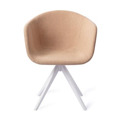 Jesper Home Yuni eetkamerstoel Barely Blush turn white