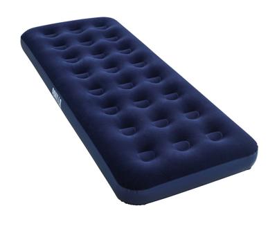 Camping luchtbed flocked blauw single ALPC - Pavillo