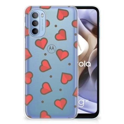 Motorola Moto G31 | G41 | TPU bumper | Hearts