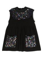 WAUW CAPOW by BANGBANG robe Clementine Konfetti à ornements de sequins - Noir