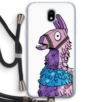 Lama: Samsung Galaxy J5 (2017) Transparant Hoesje met koord